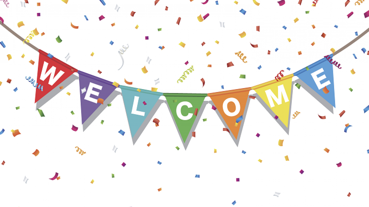 A colourful welcome banner to meet your new class
